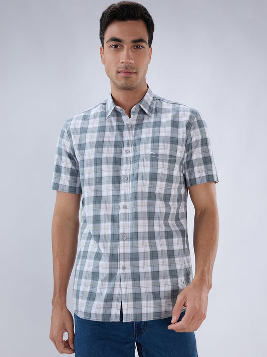 Parx Grey Casual Shirt