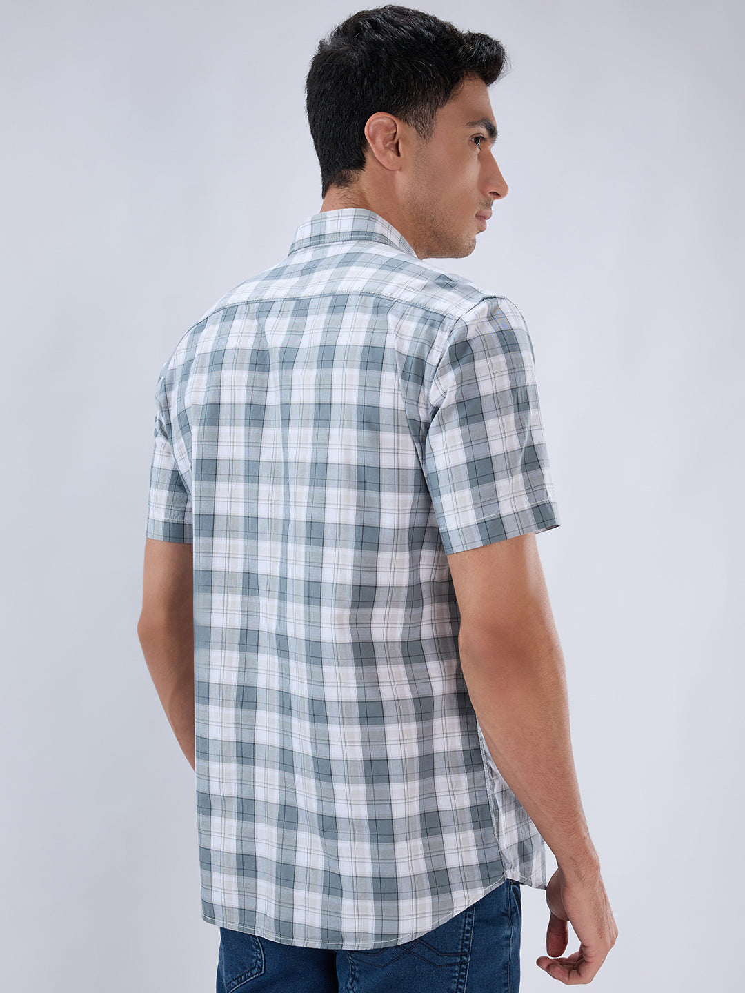 Parx Grey Casual Shirt