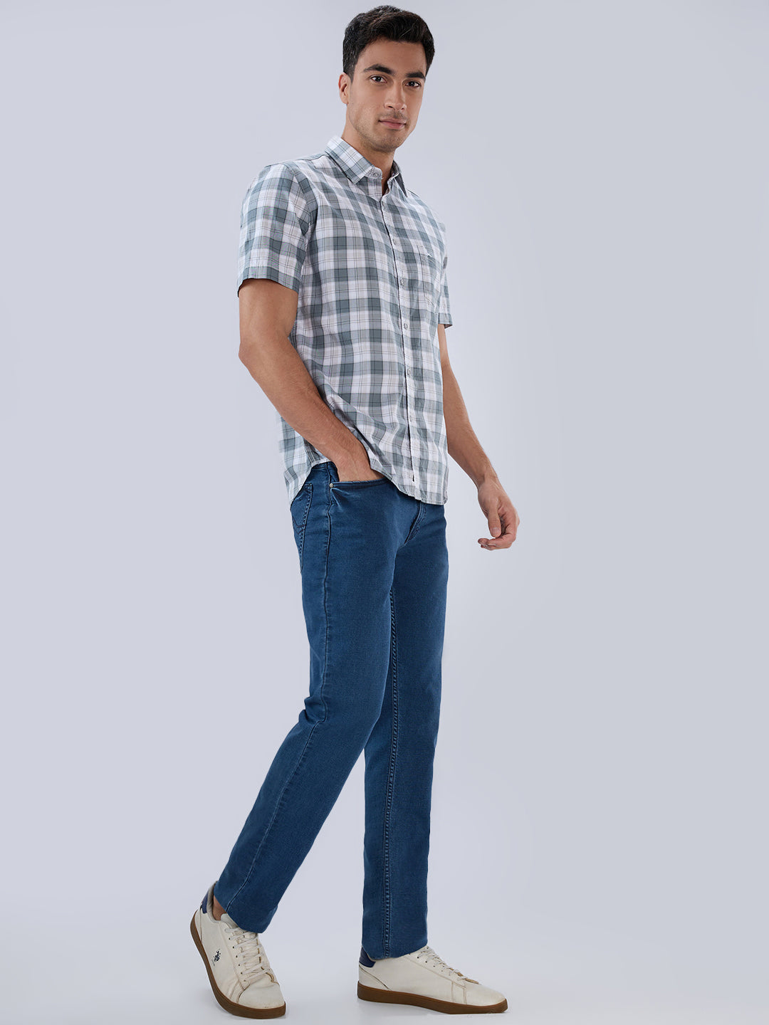 Parx Grey Casual Shirt