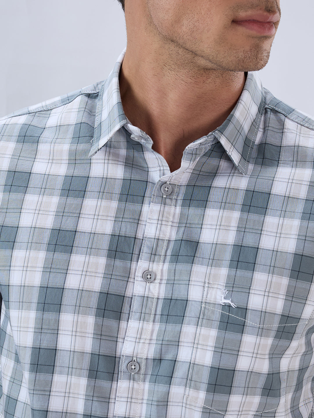 Parx Grey Casual Shirt