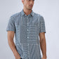 Parx Blue Casual Shirt