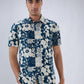Parx Blue Casual Shirt