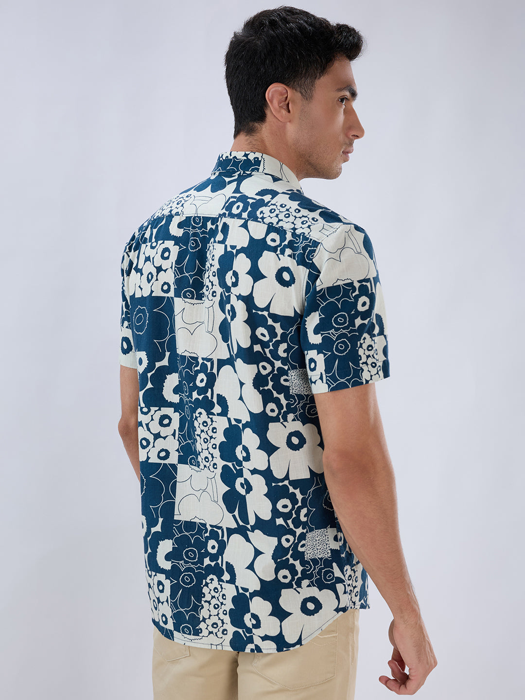Parx Blue Casual Shirt