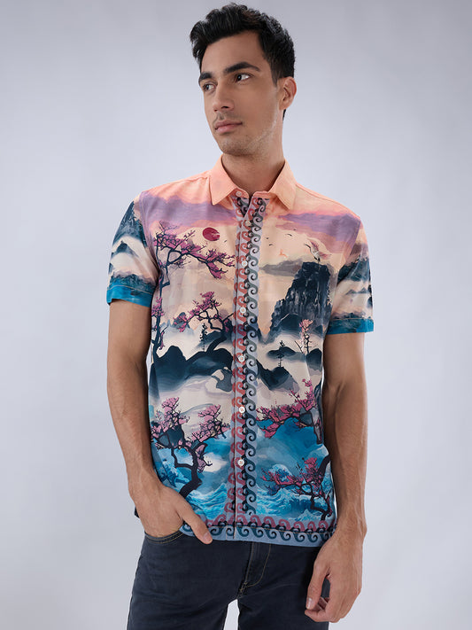Parx Red Casual Shirt