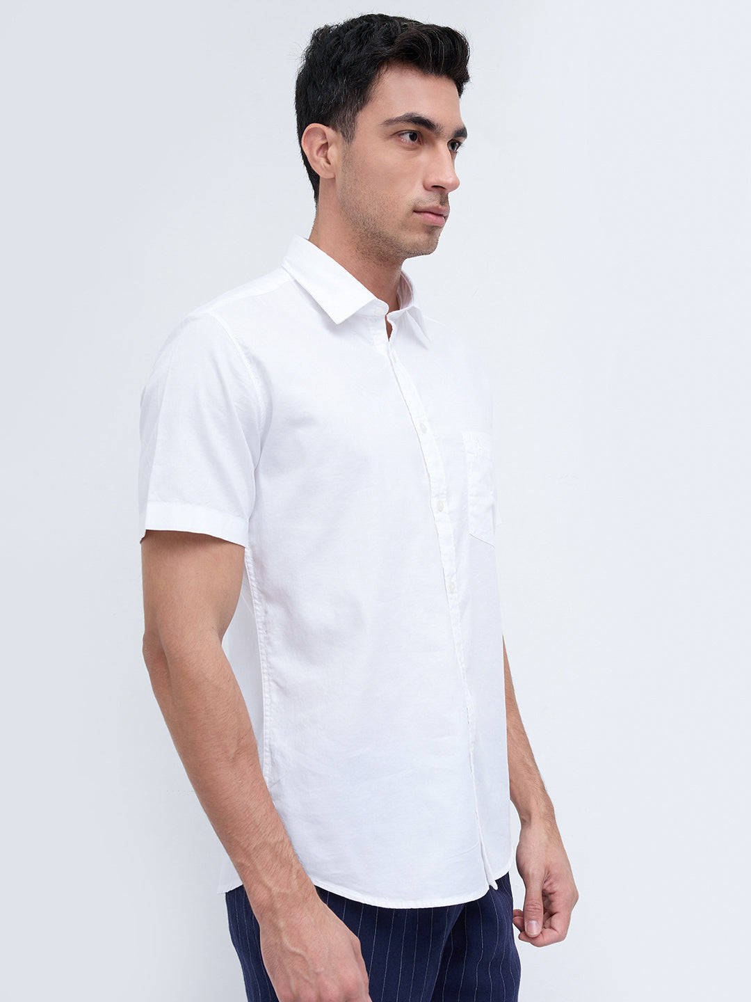 Parx White Casual Shirt