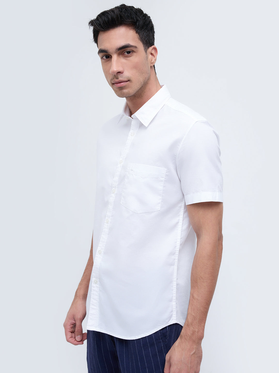 Parx White Casual Shirt