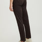 Parx Men Brown Tapered Fit Solid Cotton Spandex Trouser