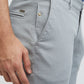 Men Grey Super Slim Fit Solid Cotton Blend Trouser