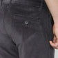 Parx Men Grey Low Rise Tapered Fit Solid Trouser