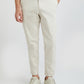 Men Fawn Carrot Fit Solid Cotton Blend Trouser