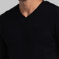 Parx Men Black Solid Acrylic Sweater