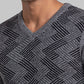 Parx Men Black Jacquard Acrylic Sweater