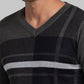 Parx Men Green Intarsia Acrylic Sweater