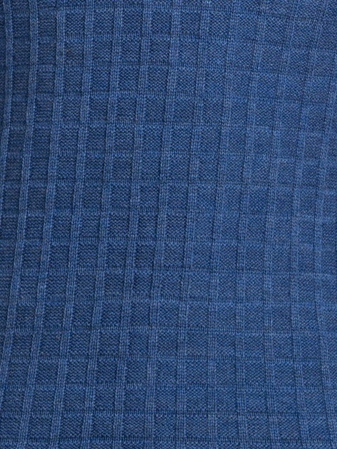 Parx Men Blue Structure Acrylic Sweater