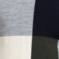 Parx Men Grey Intarsia Acrylic Sweater