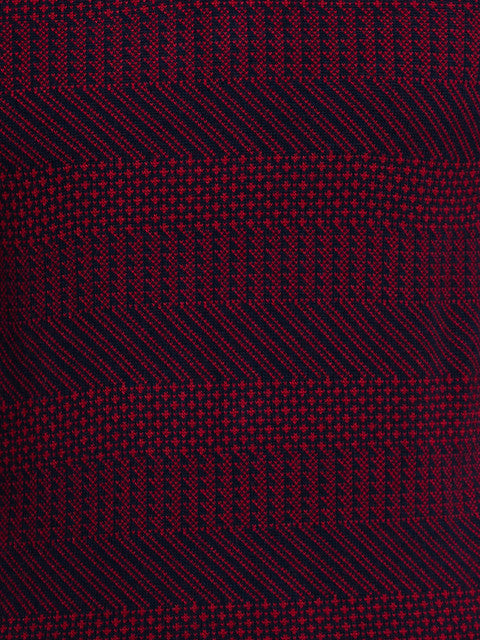 Parx Men Red Solid Acrylic Sweater