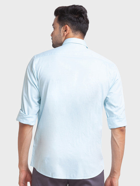 ColorPlus Blue Casual Shirt