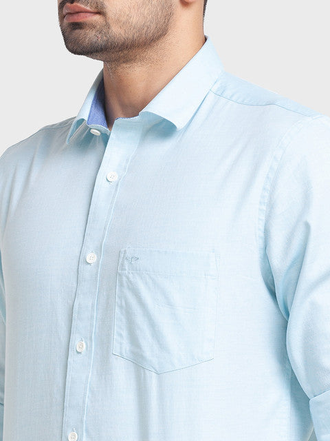 ColorPlus Blue Casual Shirt