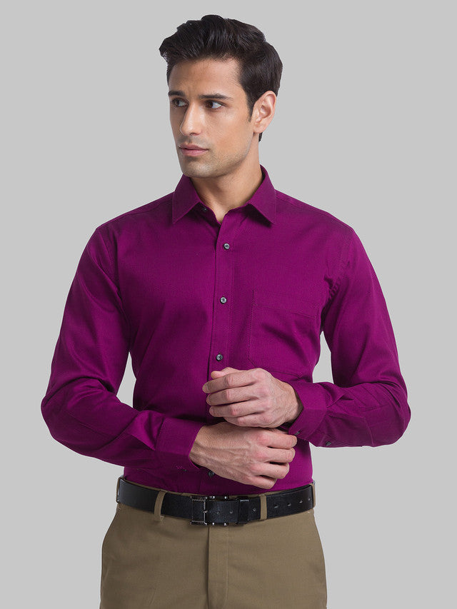 Raymond Purple Formal Shirt