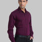 Raymond Maroon Formal Shirt