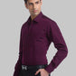 Raymond Maroon Formal Shirt