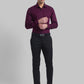 Raymond Maroon Formal Shirt