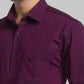 Raymond Maroon Formal Shirt