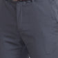 Raymond Grey Checks Slim Fit Polyester Blend Trouser