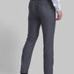 Raymond Grey Structure Slim Fit Polyester Blend Trouser