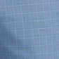 Raymond Blue Checks Contemporary Fit Polyester Blend Trouser