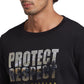 Park Avenue Men Black Regular Fit Graphic Round Neck Collar Sweatshirt