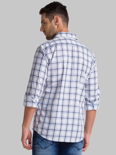 Parx Blue Casual Shirt