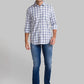 Parx Blue Casual Shirt