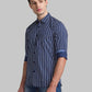 Parx Blue Casual Shirt