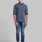 Parx Blue Casual Shirt