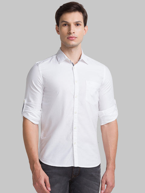 Parx White Casual Shirt