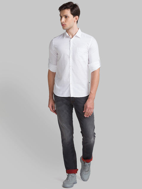 Parx White Casual Shirt