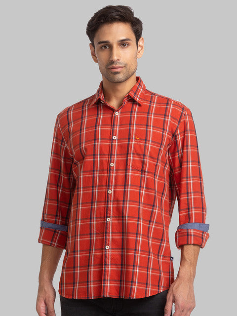 Parx Brown Casual Shirt