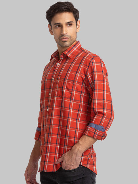 Parx Brown Casual Shirt