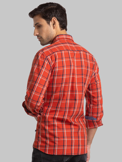 Parx Brown Casual Shirt