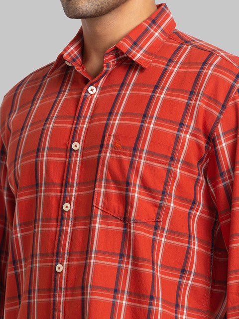 Parx Brown Casual Shirt