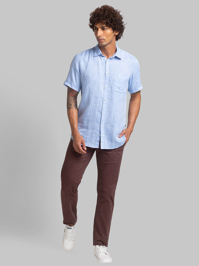 Parx Orange Casual Shirt 