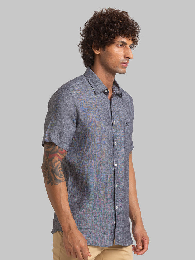 Parx Black Casual Shirt 