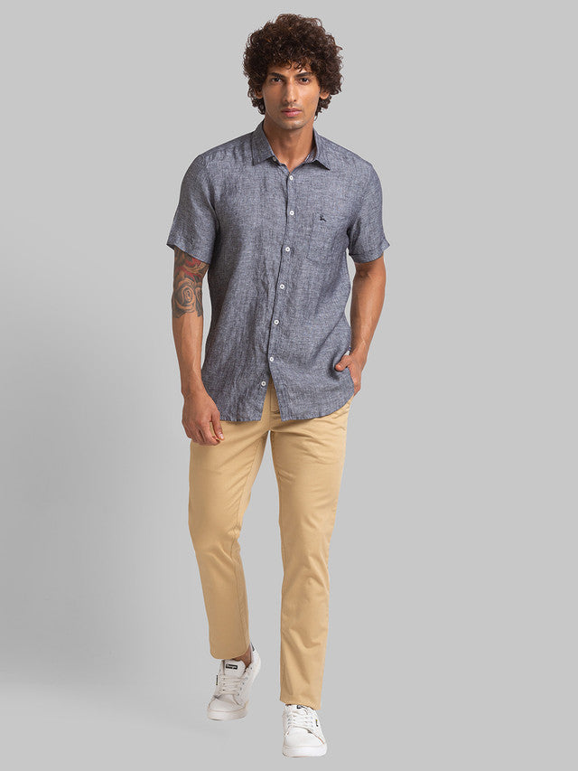 Parx Black Casual Shirt 