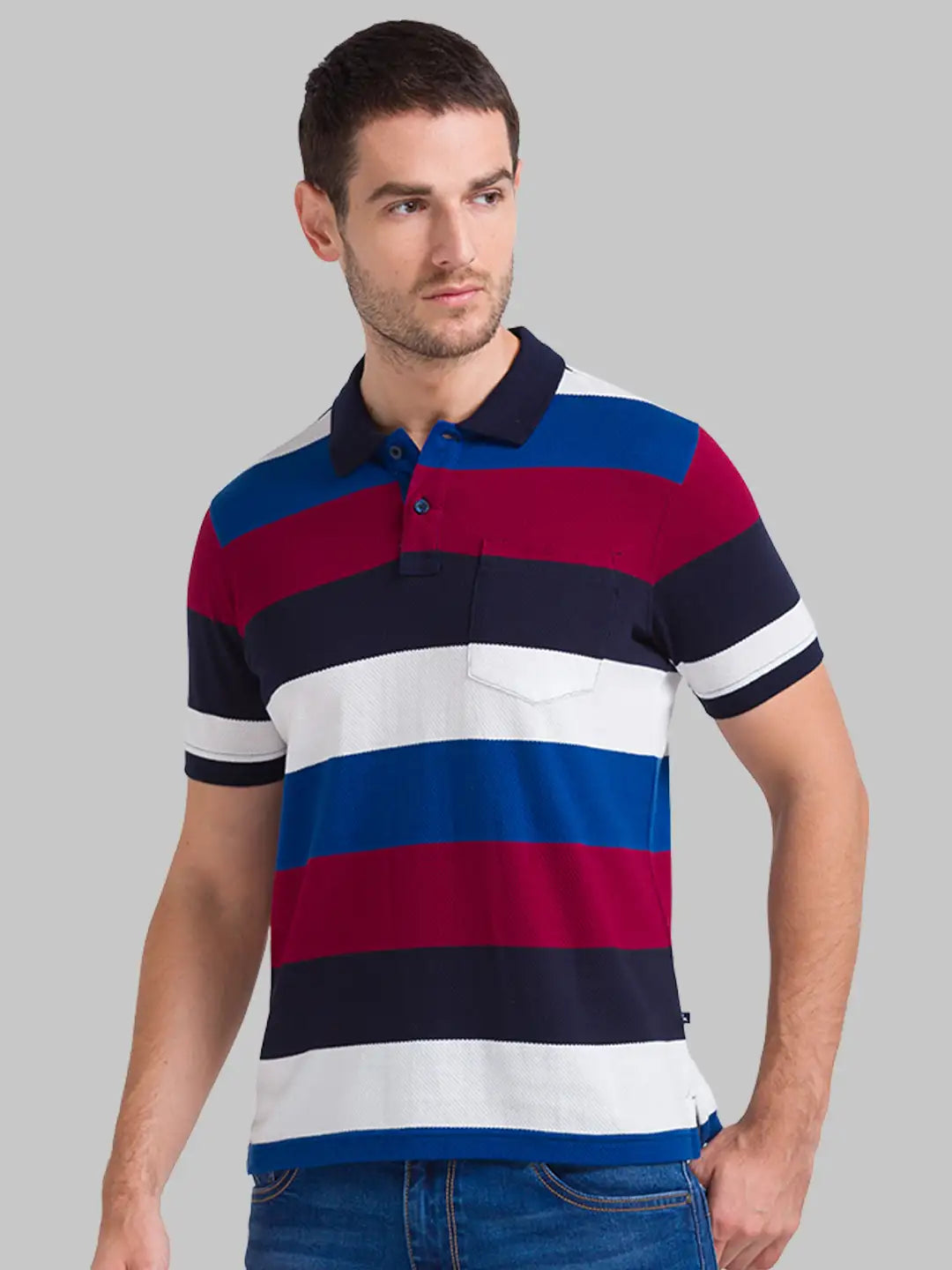 Men Regular Fit Dark Petrol Polo