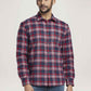 Parx Men Medium Red Checks Slim Fit Party Shirt