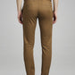 Parx Men Dark Brown Solid Tapered Fit Work Trouser