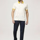 Park Avenue Men Medium Yellow Printed Slim Fit Casual Polo