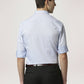 Park Avenue Men Medium Blue Solid Slim Fit Work Shirt