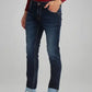 Parx Men Blue Solid Slim Fit Casual Jeans